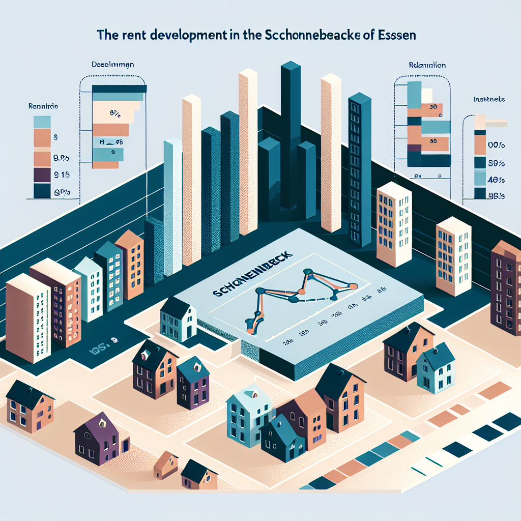 Mietspiegel-Entwicklung in Essen Schonnebeck vs. andere Stadtteile